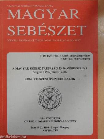 Magyar Sebészet 1996. június