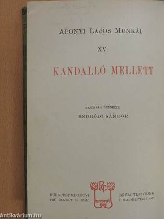 Kandalló mellett