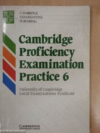 Cambridge Proficiency Examination Practice 6