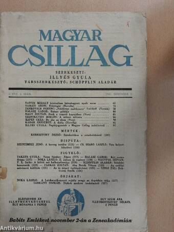 Magyar Csillag 1941. november