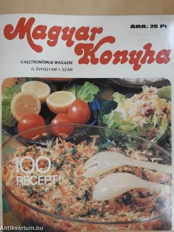 Magyar Konyha 1978-1980. (nem teljes évfolyam) 