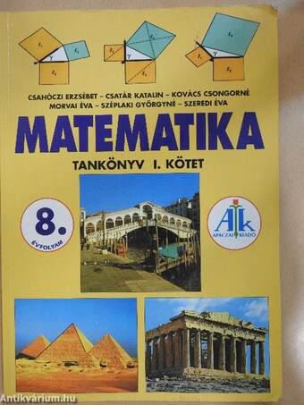 Matematika tankönyv 8/I.