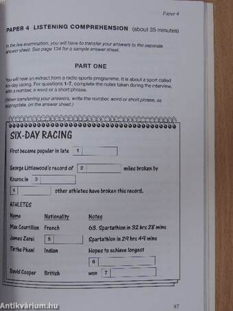 Cambridge Proficiency Examination Practice 6