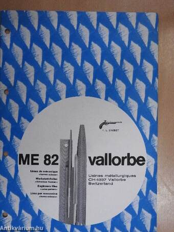 ME 82 Vallorbe Limes de mécanique «formes suisses»/Werkstatt-Feilen «Schweizer Formen»/Engineers files «swiss pattern»/Lime per meccanica «forme svizzere»