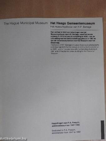 Het Haags Gemeentemuseum/The Hague Municipal Museum