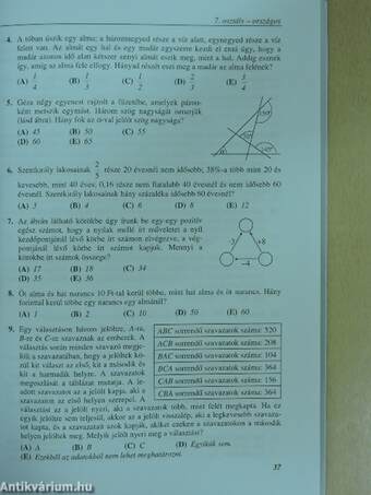 Matematikai versenytesztek 2002