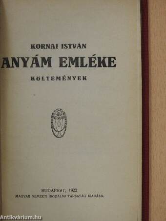 Anyám emléke