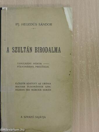 A szultán birodalma