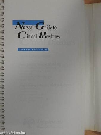 Nurses' Guide to Clinical Procedures