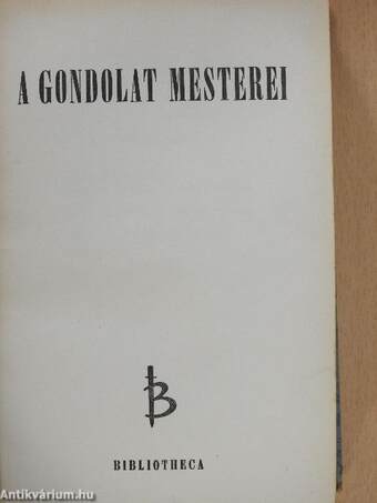 A gondolat mesterei