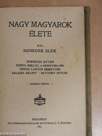 Nagy magyarok élete III.