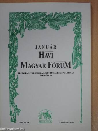 Havi Magyar Fórum 2002. (nem teljes évfolyam)