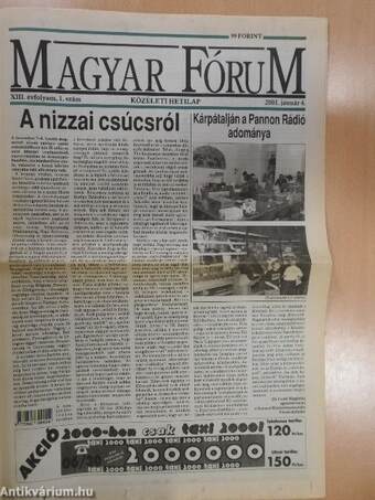 Magyar Fórum 2001. (nem teljes évfolyam)