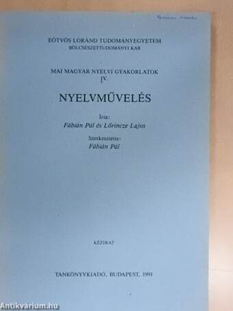 Nyelvművelés