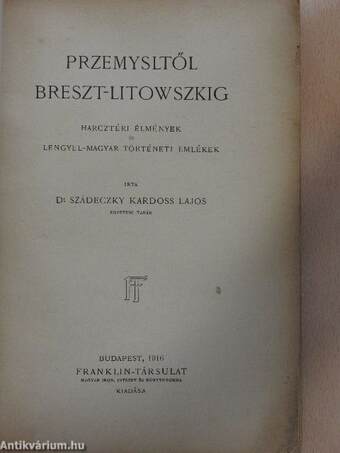 Przemysltől Breszt-Litowszkig