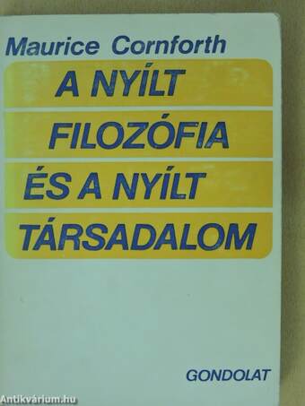 A nyílt filozófia és a nyílt társadalom