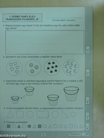 Felmérések az 1-2. osztályos matematikához