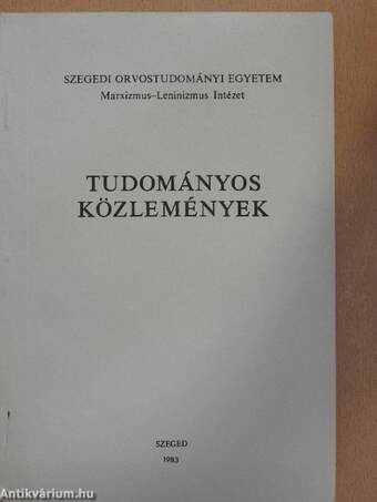 Tudományos közlemények