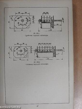 Villamos Vezérlőberendezés Gyár gyártmányjegyzék 1952-1954. (vegyes számok) (7 db)