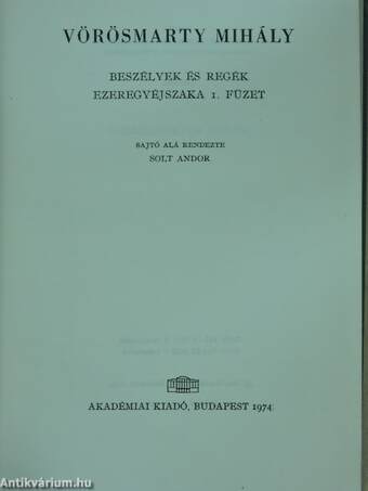 Beszélyek és regék/Ezeregyéjszaka 1. füzet