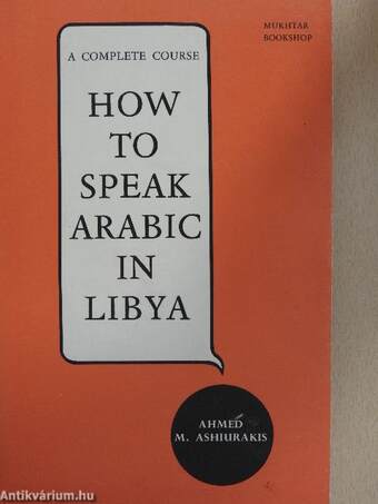 How to speak Arabic in Libya