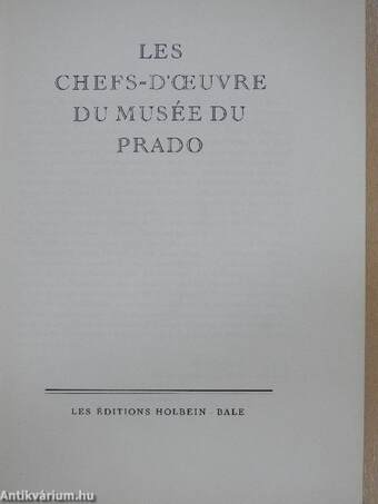 Les Chefs-D'oeuvre du Musée du Prado