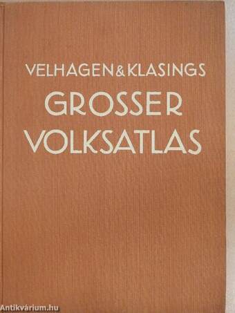 Velhagen & Klasings grosser volksatlas