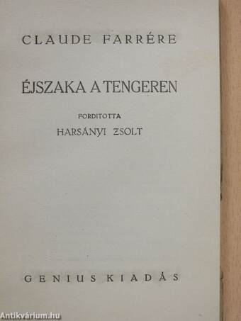 Éjszaka a tengeren