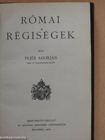 Római régiségek