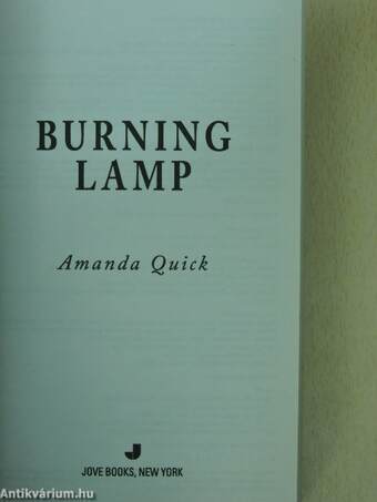 Burning lamp