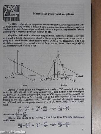 Középiskolai matematikai lapok 1993/1-10.