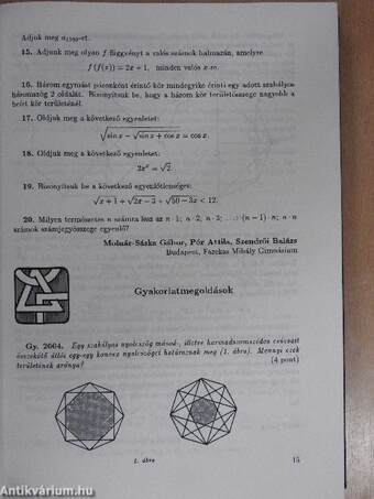 Középiskolai matematikai lapok 1991/1-10.