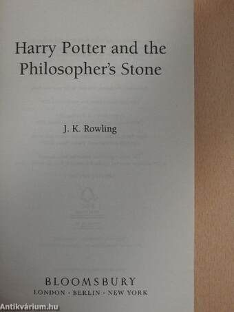 Harry Potter and the Philosopher's Stone