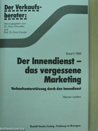 Der Innendienst - das vergessene Marketing