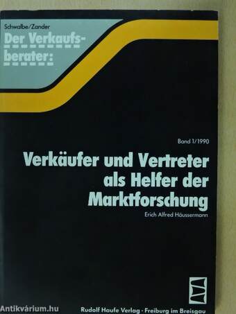 Verkäufer und Vertreter als Helfer der Marktforschung