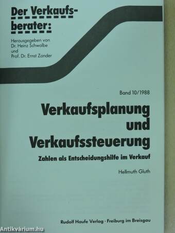 Verkaufsplanung und Verkaufssteuerung