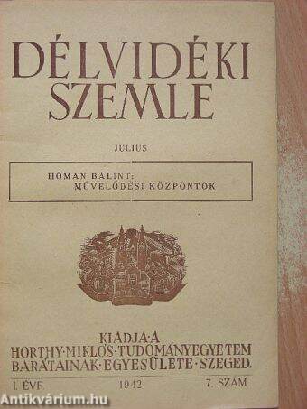 Délvidéki Szemle 1942. julius