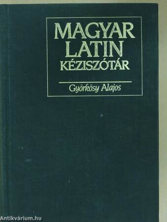 Magyar-latin kéziszótár