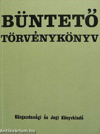 Büntető Törvénykönyv