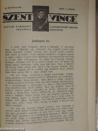 Szent Vince 1929-1931.