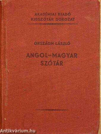 Angol-magyar szótár