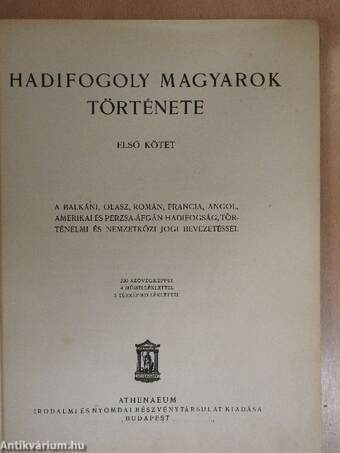 Hadifogoly magyarok története I. (töredék)