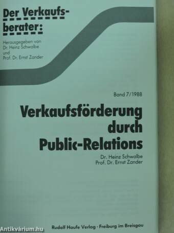 Verkaufsförderung durch Public-Relations