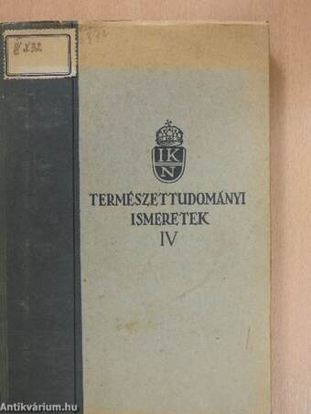 Természettudományi ismeretek IV. (töredék)