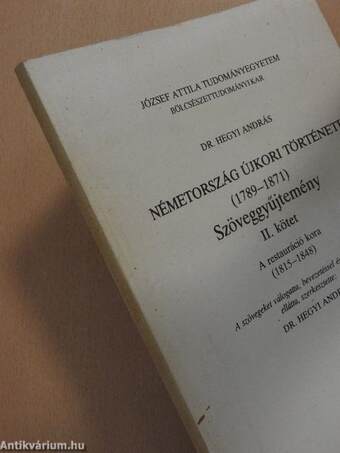 Németország újkori története 1789-1871. II.