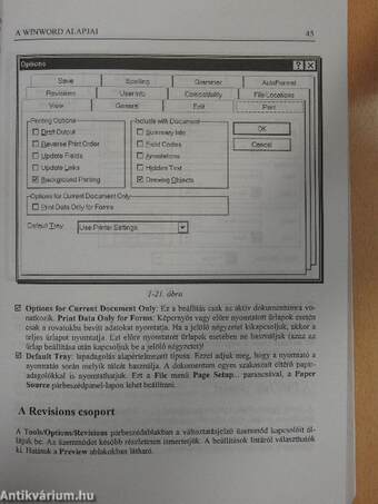 Word 7.0 a Windows 95 alatt