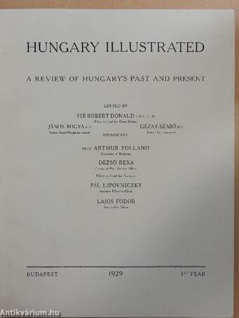 Hungary Illustrated I.