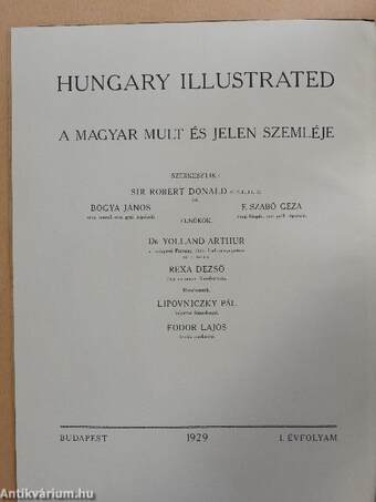 Hungary Illustrated I.