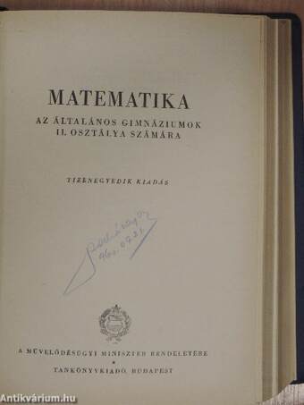 Matematika I-IV.