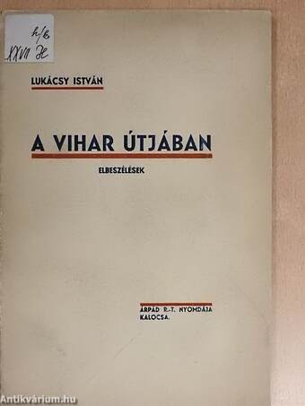 A vihar útjában